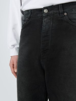 Voľné džínsy s rovným strihom Balenciaga čierna