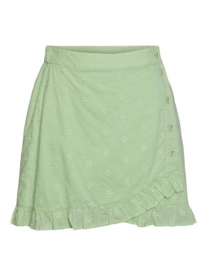 Mini sijonas Pieces žalia