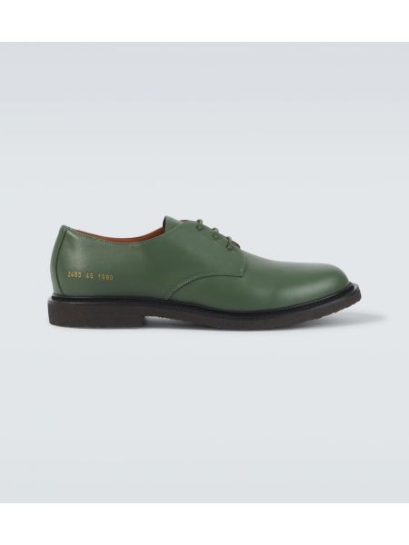 Läder derbyn Common Projects grön