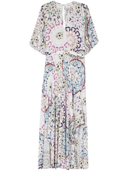 Φλοράλ μάξι φόρεμα με σχέδιο Ba&sh λευκό