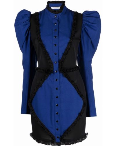 Vestido de cóctel Philosophy Di Lorenzo Serafini azul