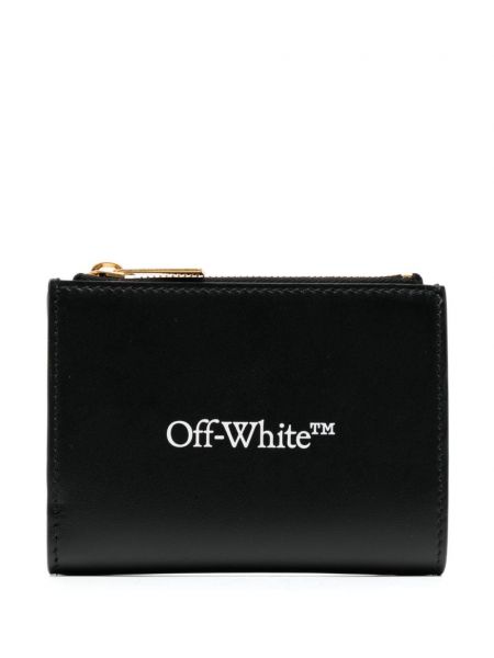 Usnjena denarnica s potiskom Off-white