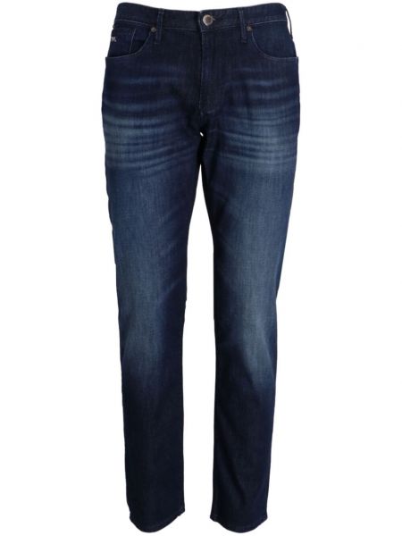 Jeans skinny slim Emporio Armani bleu