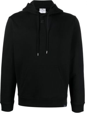 Hoodie Courreges schwarz