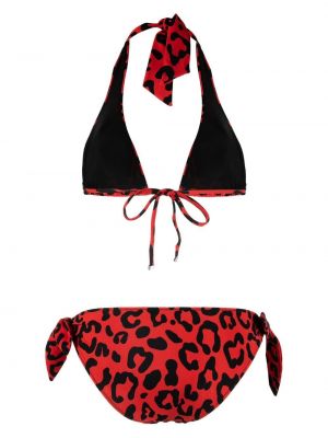 Raštuotas bikinis leopardinis Dolce & Gabbana