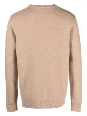 Sweter wełniany z wełny merino Mackintosh beżowy