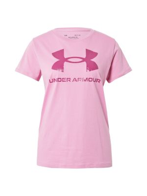 T-shirt de sport Under Armour rose