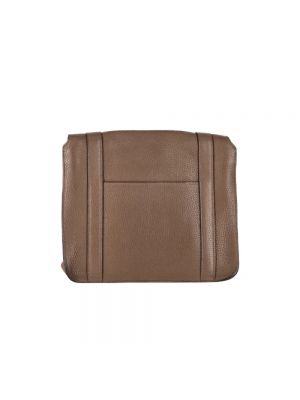 Bolsa de hombro de cuero Hermès Vintage marrón