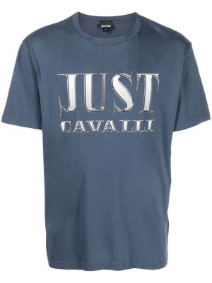 T-shirt Just Cavalli blå