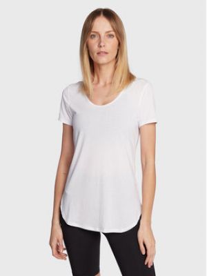 Bavlněné tričko relaxed fit Cotton On bílé