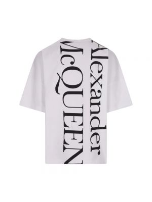 Koszulka oversize Alexander Mcqueen biała
