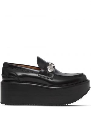 Platå loafers Burberry svart