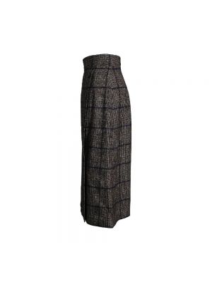 Falda de lana Dolce & Gabbana Pre-owned negro