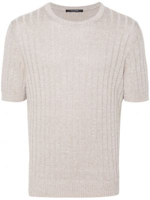 T-shirt en tricot Tagliatore beige