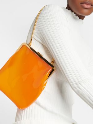 Τσάντα shopper Khaite πορτοκαλί