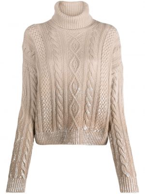 Кашмирен пуловер Ralph Lauren Collection бежово