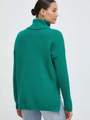 Vlněný svetr United Colors Of Benetton zelený