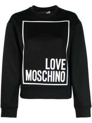 Klassisk tröja Love Moschino svart