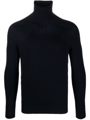 Ull turtleneck Tagliatore blå