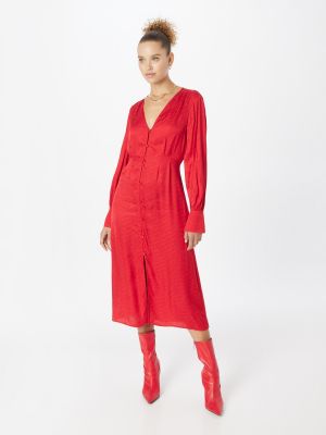 Košeľové šaty Karl Lagerfeld červená