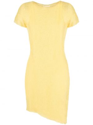 Mini-abito con ambra Ambra Maddalena giallo