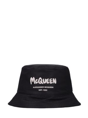 Cappello di nylon Alexander Mcqueen nero