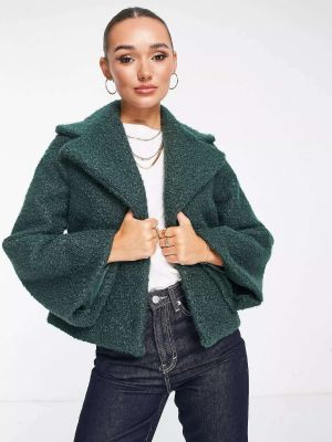 Куртка с мехом Unreal Fur зеленая