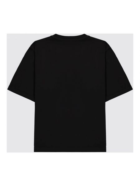 Koszulka z nadrukiem z ćwiekami Laneus czarna