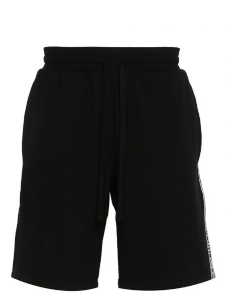 Jersey kratke hlače Emporio Armani črna