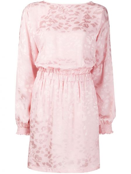 Платье с рисунком 8pm, розовое