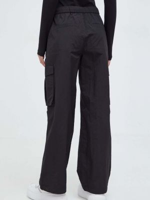 Sportovní kalhoty s potiskem Karl Lagerfeld Jeans černé