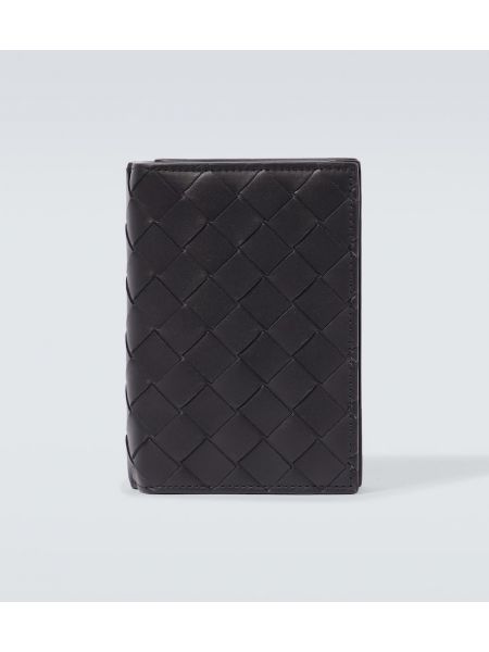 Læder kortholder Bottega Veneta sort