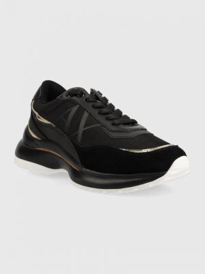 Sneakersy Armani Exchange czarne