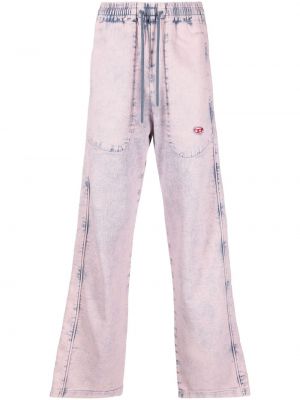 Pantaloni Diesel rosa