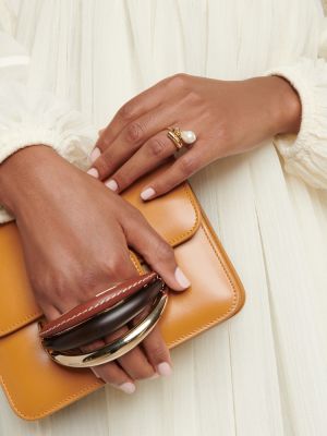 Gyűrű gyöngyökkel Chloã© aranyszínű