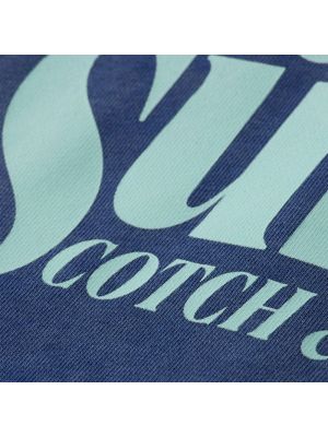 Bluza z kapturem Scotch & Soda niebieska