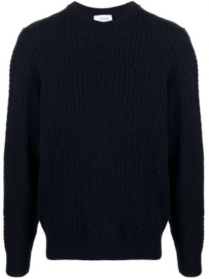 Вълнен пуловер Lardini синьо