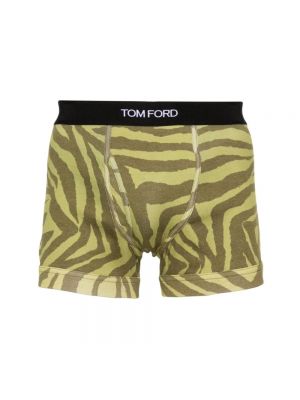 Unterhose mit print mit zebra-muster Tom Ford grün