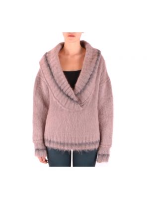 Dzianinowy sweter Peuterey Różowy