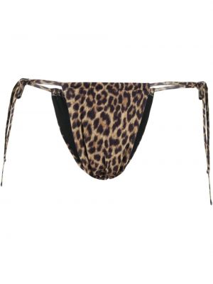 Leopard trykt bikini Matinèe svart