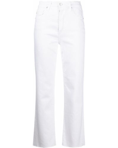 Укороченные джинсы Ag Jeans, белые