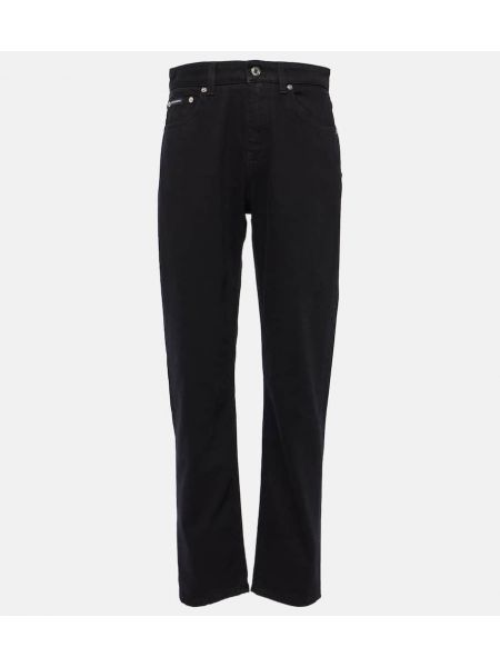 Smal hög midja skinny fit-jeans Dolce&gabbana svart