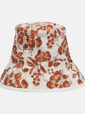 Oboustranný květinový klobouk Loro Piana