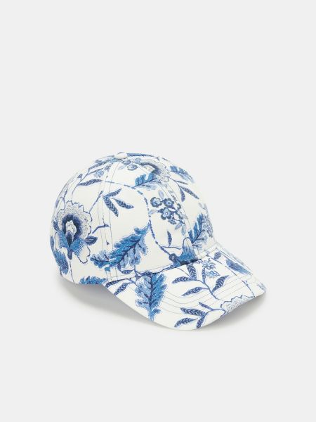 Gorra de flores Tintoretto azul