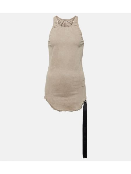Tank top Rick Owens beżowy