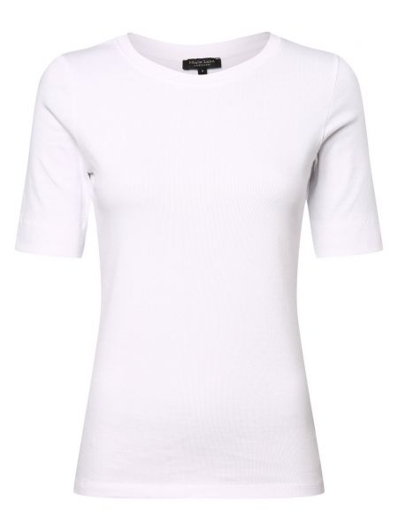 Biała koszulka bawełniana Marie Lund