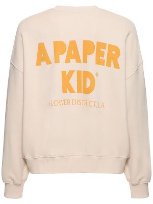Sweatshirt aus baumwoll A Paper Kid