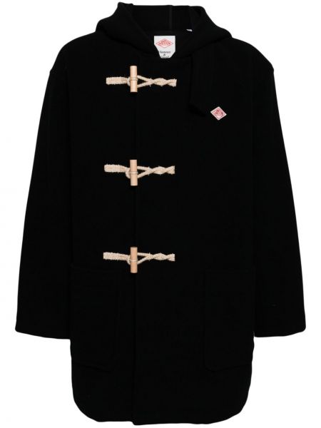 Gyapjú kabát Danton fekete
