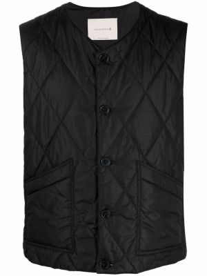 Gilet trapuntato Mackintosh nero