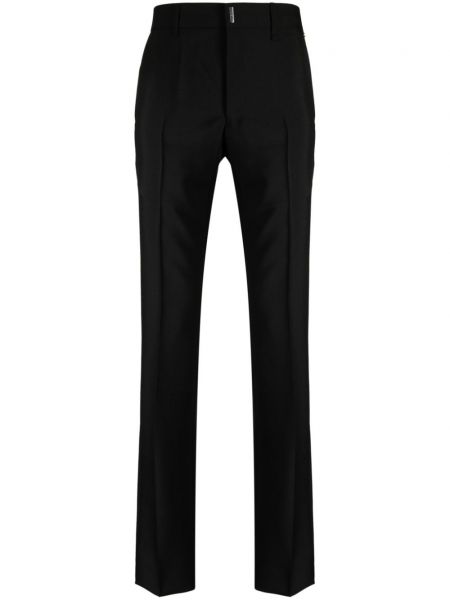 Плисирани прав панталон Givenchy черно